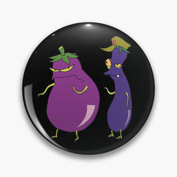 Item preview, Evil Eggplants - Courage the Cowardly Dog  designed and sold by ValentinaHramov.