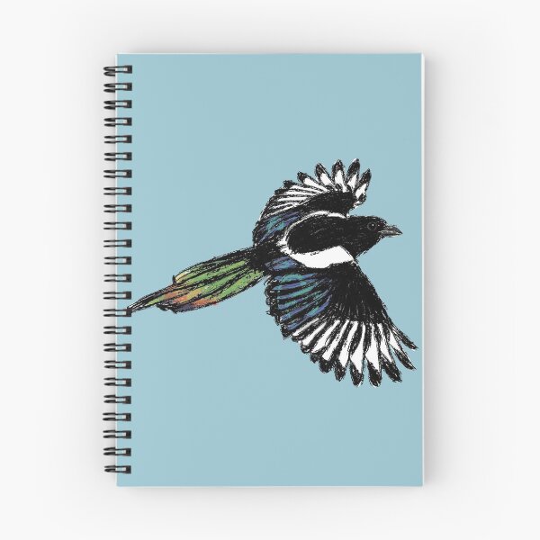 Item preview, Artwork of an Eurasian Magpie in Flight I designed and sold by JD's Shop.