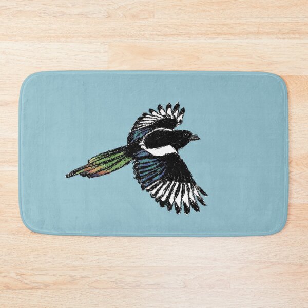 Item preview, Artwork of an Eurasian Magpie in Flight I designed and sold by JD's Shop.