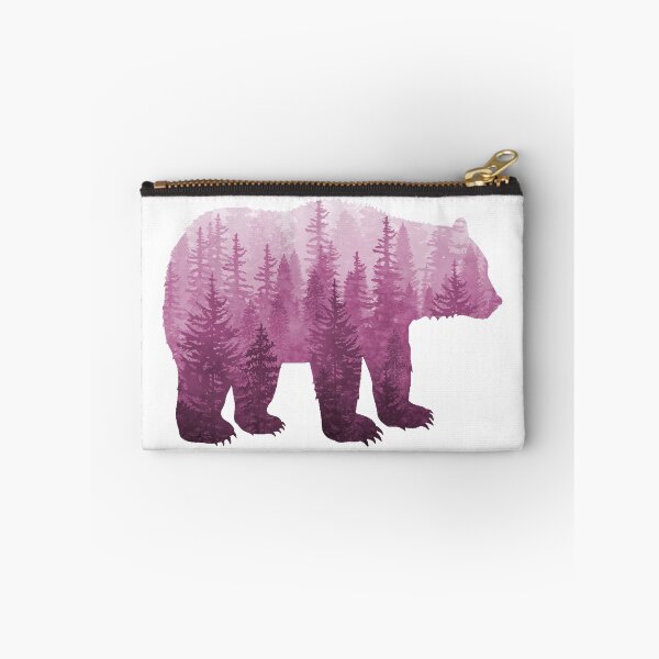 Aperçu de l'œuvre Misty Forest Bear - magenta créée et vendue par maryedenoa.