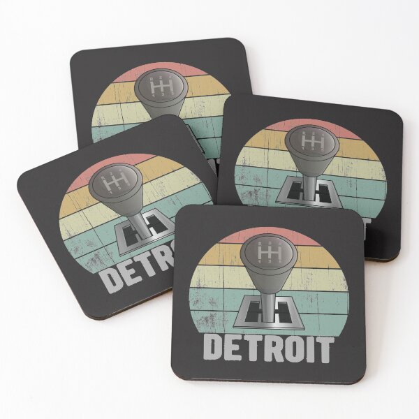 Item preview, Retro Detroit Manual Stick Gear Shift Car designed and sold by UrbanHype.