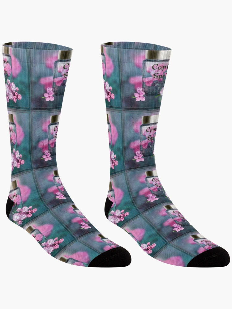 Thumbnail 3 of 5, Socks, Capture Spring designed and sold by Sherry Hallemeier.
