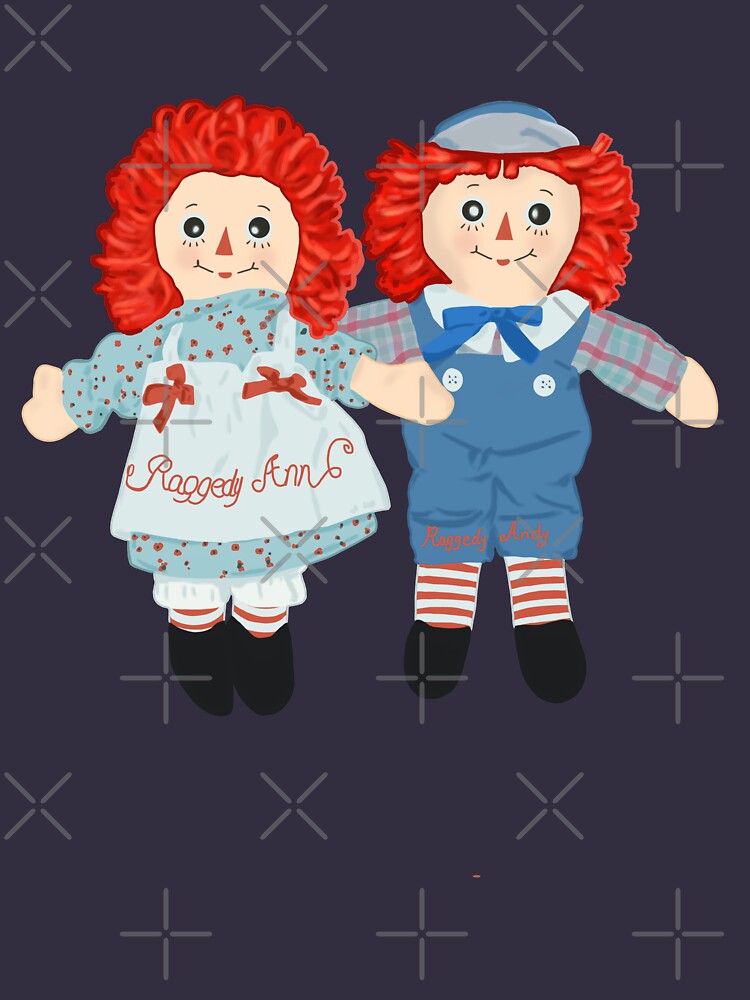 Raggedy Ann and Raggedy Andy the vintage dolls by MimieTrouvetou