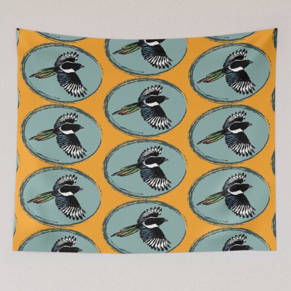 Item preview, Artwork of an Eurasian Magpie in Flight II designed and sold by JD's Shop.