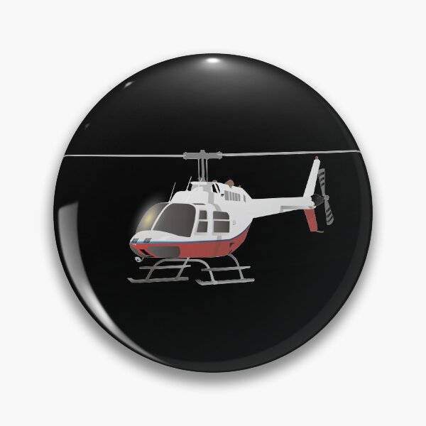 Item preview, White and Red Helicopter designed and sold by NorseTech.