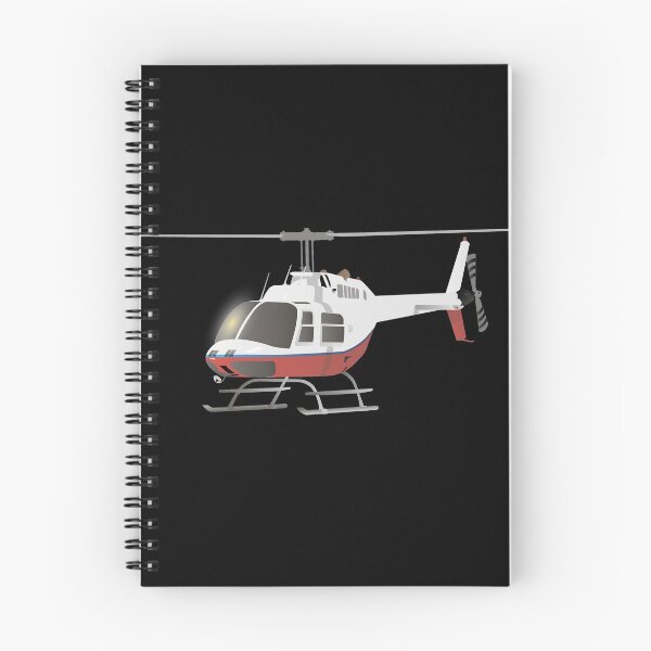 Item preview, White and Red Helicopter designed and sold by NorseTech.
