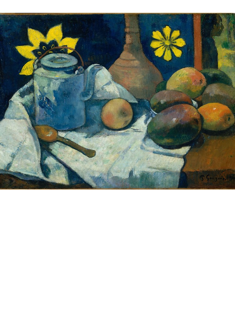 Paul Gauguin Still Life With Teapot And Fruit 16 Kids T Shirt By Museumshop3 Redbubble