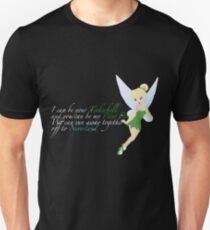 Tinkerbell. For dark colours. Unisex T-Shirt