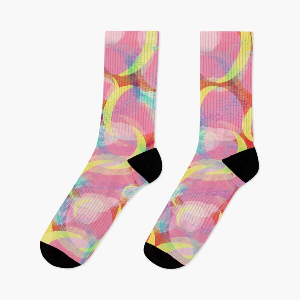 Item preview, pink patterns, abstract geometric shapes designed and sold by Mauswohn.