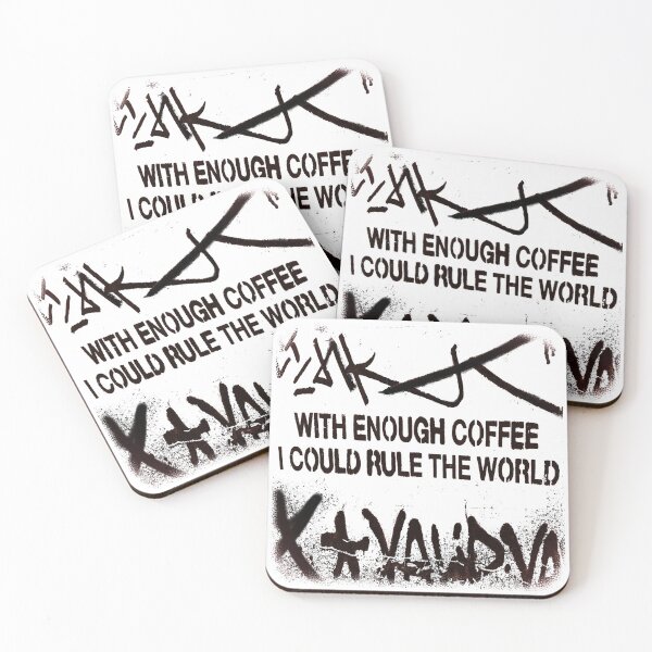 Item preview, With enough coffee I could rule the world  designed and sold by dustydiscoball.