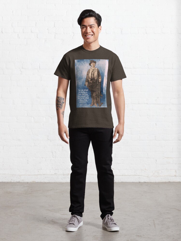 Alternate view of Billy the Kid Speaks Classic T-Shirt