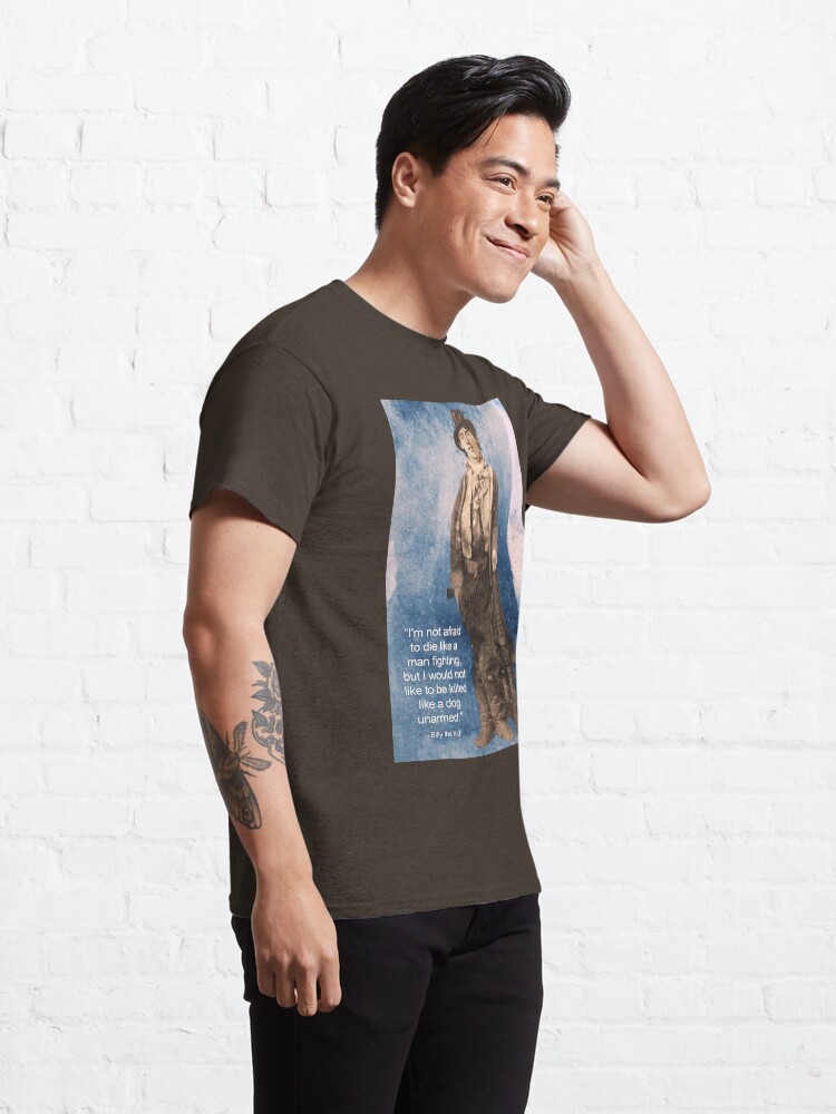 Alternate view of Billy the Kid Speaks Classic T-Shirt