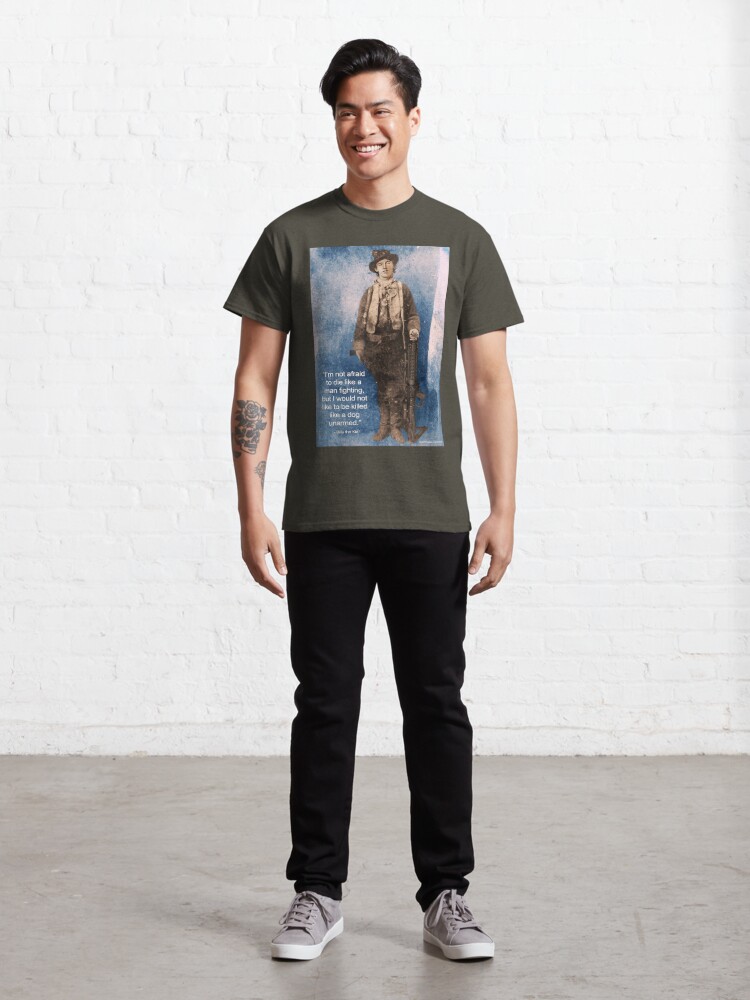 Alternate view of Billy the Kid Speaks Classic T-Shirt
