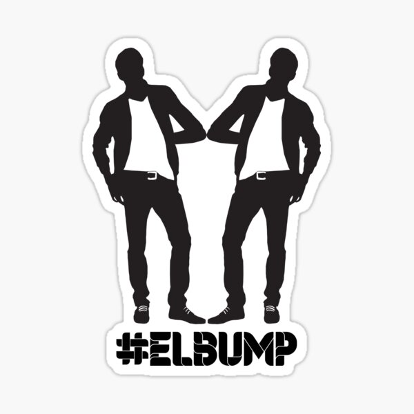 Elbump - the new safe elbow greeting Sticker