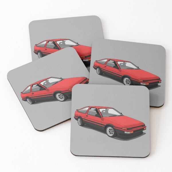 Item preview, AE86 Corolla Sprinter Trueno red designed and sold by ArtyMotive.