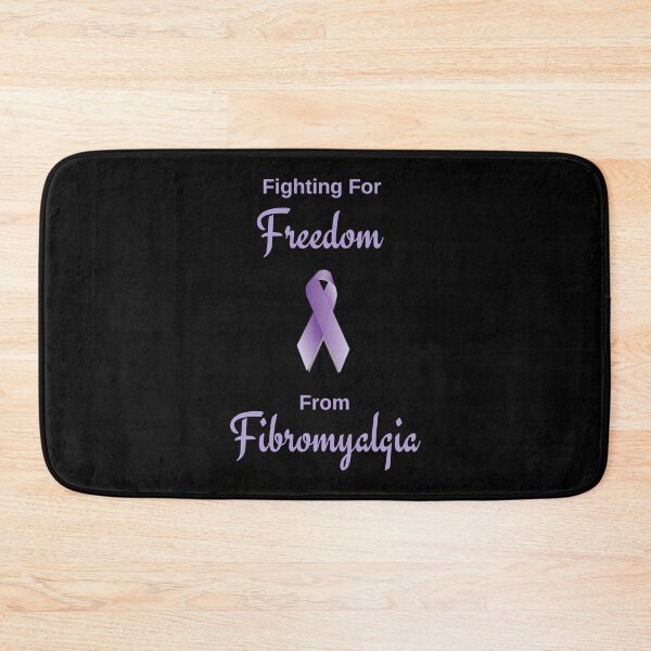 Item preview, Fighting for Freedom from Fibromyalgia | Black and Purple designed and sold by Paulele.