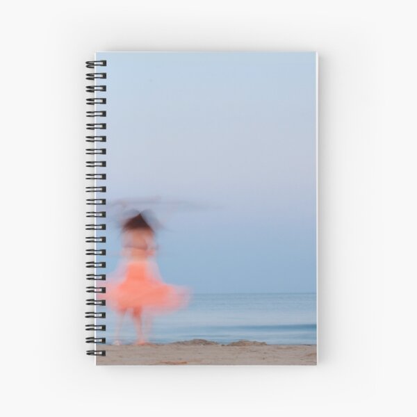 Traveling skirt Spiral Notebook