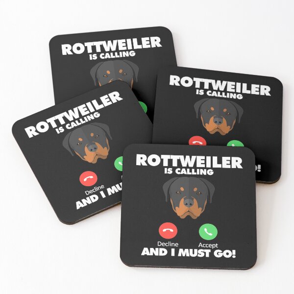 Item preview, Dog Rottweiler is Calling and I Must Go designed and sold by HelloFromAja.