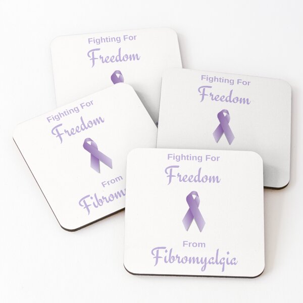 Item preview, Fighting for Freedom from Fibromyalgia | White and Purple designed and sold by Paulele.