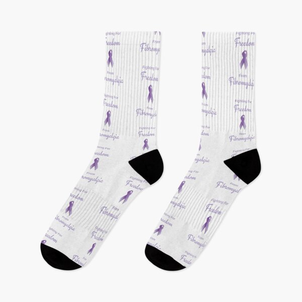 Item preview, Fighting for Freedom from Fibromyalgia | White and Purple designed and sold by Paulele.