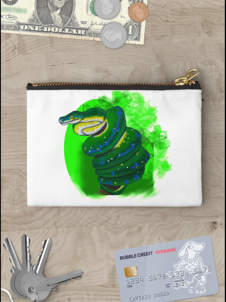 Thumbnail 3 of 4, Zipper Pouch, Python designed and sold by CoonayIsland.