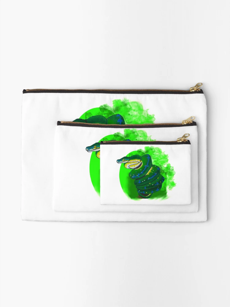 Thumbnail 2 of 4, Zipper Pouch, Python designed and sold by CoonayIsland.