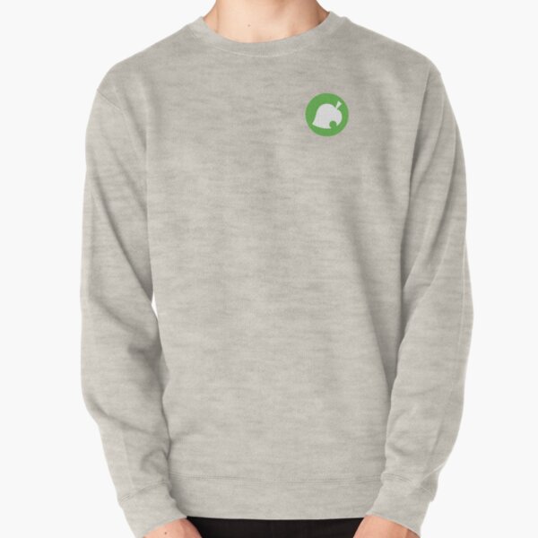 Animal Crossing Nook Inc Leaf logo Pullover Sweatshirt