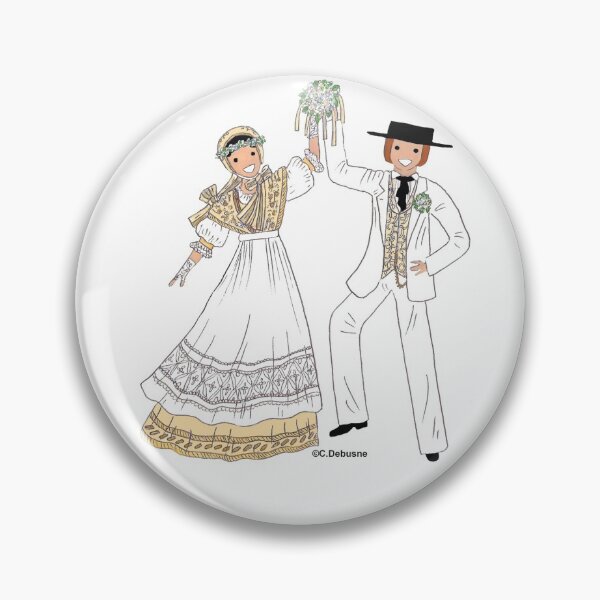Item preview, Married in the Pays de Montbéliard, Franche-Comté, France designed and sold by Catherine Debusne.