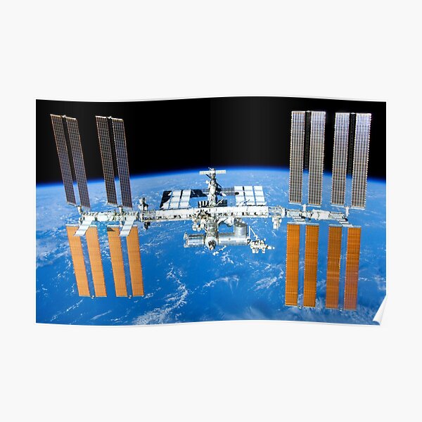 ISS International Space Station Poster