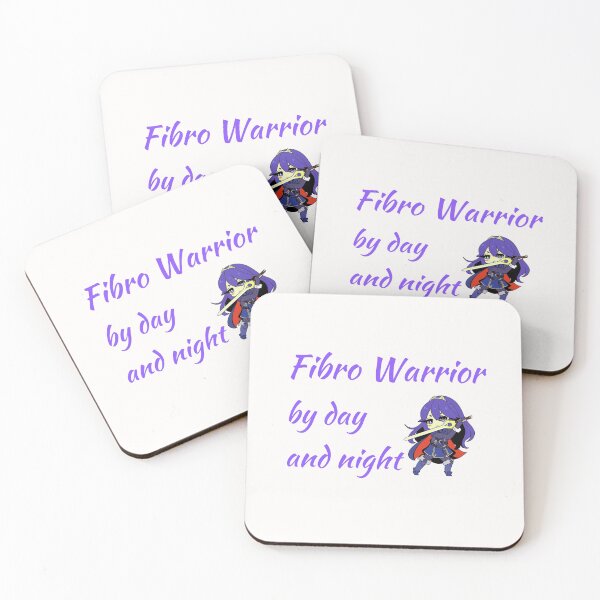 Item preview, Fibro Warrior by Day and Night on White designed and sold by Paulele.
