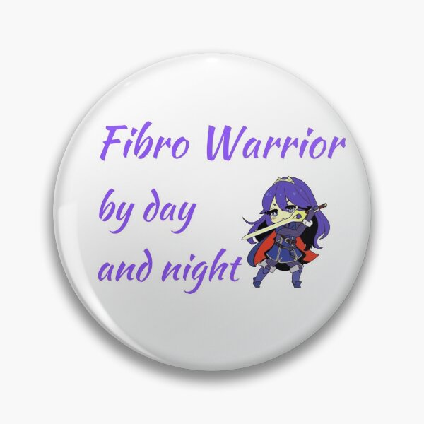 Artikelvorschau, Fibro Warrior bei Tag und Nacht auf Weiß entworfen und verkauft von Paulele.