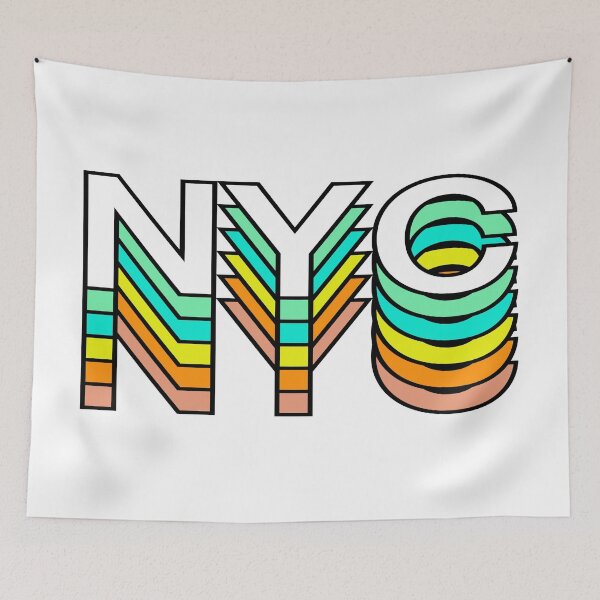 Item preview, NYC Tee Shirt Retro Aesthetic Modern New York City designed and sold by Fashionmonger.
