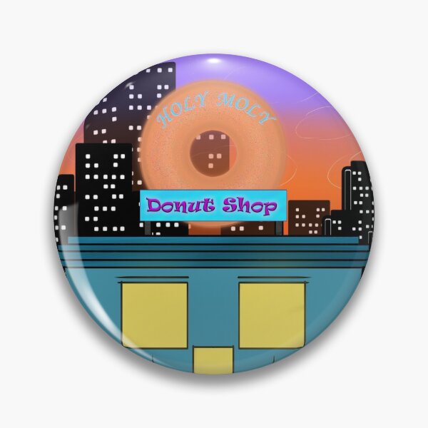 Item preview, Holy Moly donut shop sunset designed and sold by 6equal.