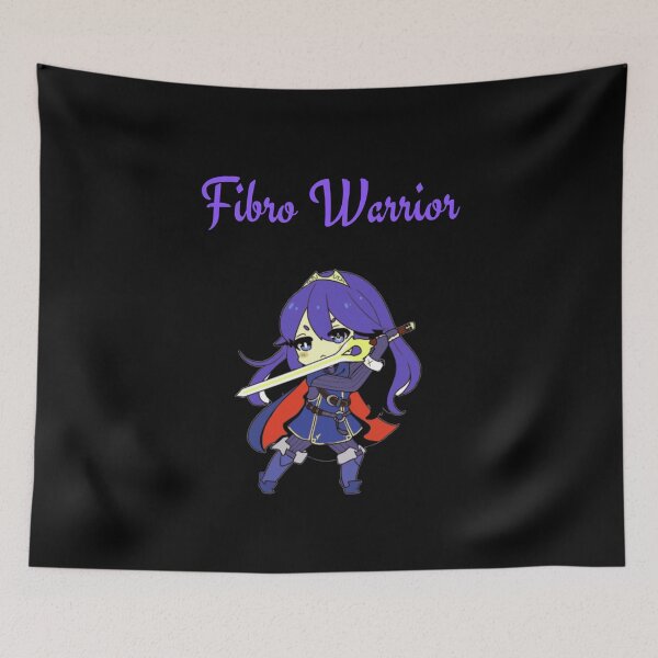 Item preview, Fibro Warrior on Black designed and sold by Paulele.