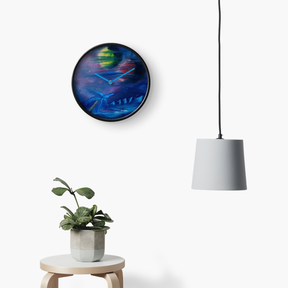 Twin Moons over Isle'den Clock
