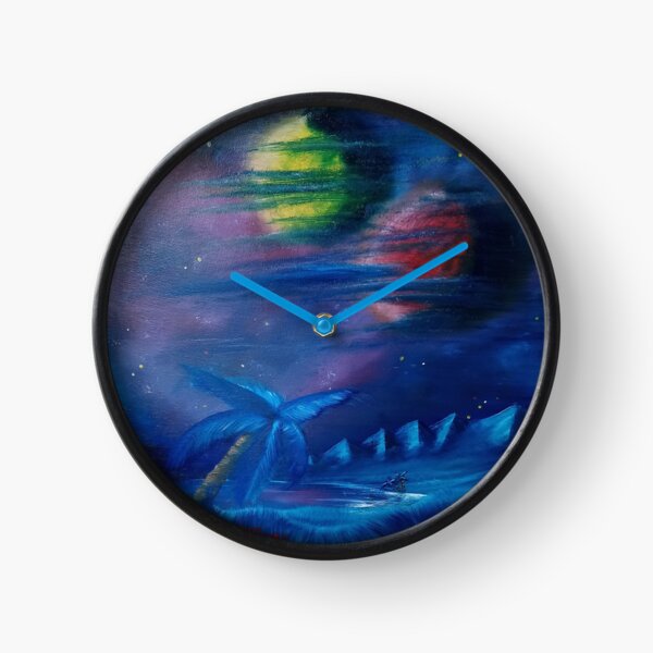 Twin Moons over Isle'den Clock