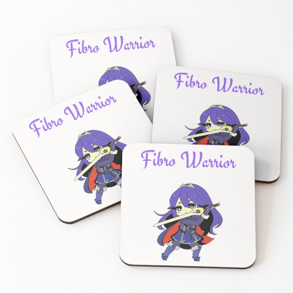 Item preview, Fibro Warrior on White designed and sold by Paulele.
