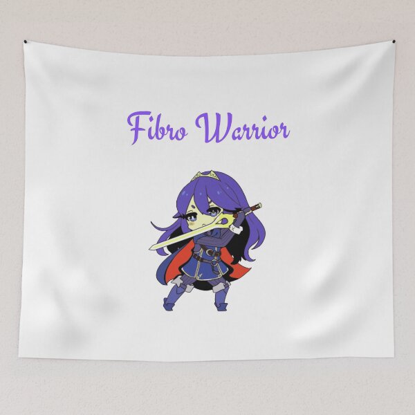 Item preview, Fibro Warrior on White designed and sold by Paulele.