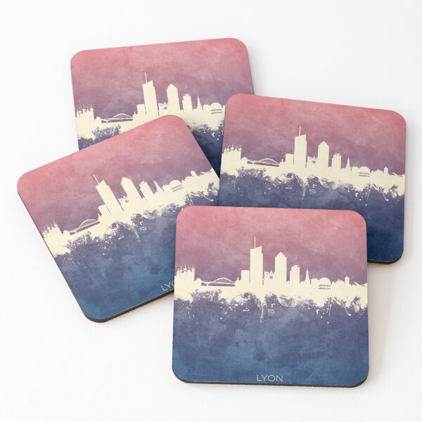 Item preview, Lyon France Skyline designed and sold by ArtPrints.