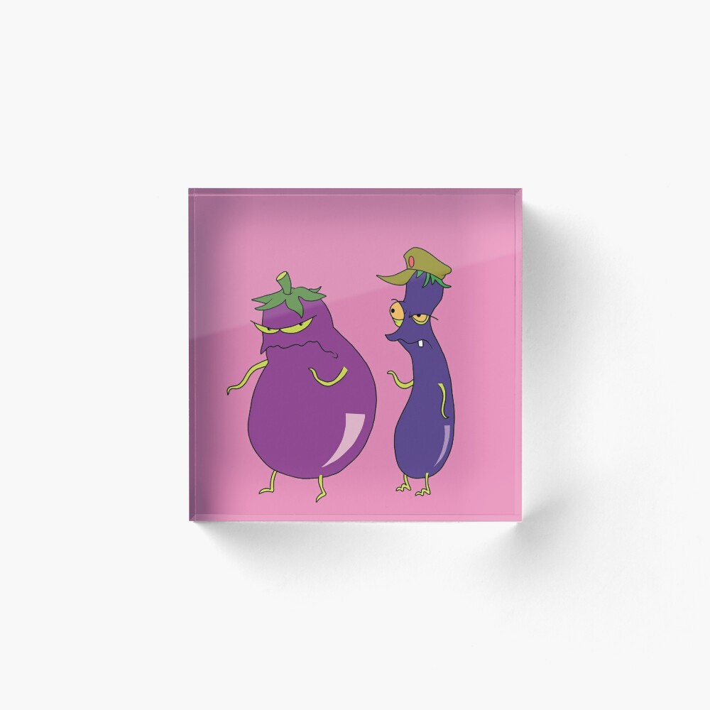 Eggplant and Peach Art Board Print for Sale by ValentinaHramov