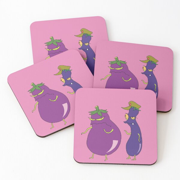 Item preview, Evil Eggplants - Courage the Cowardly Dog  designed and sold by ValentinaHramov.