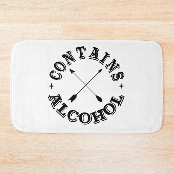 Item preview, contains alcohol funny drinking logo designed and sold by headpossum.