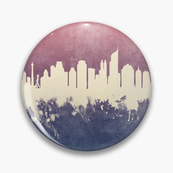 Item preview, Jakarta Skyline Indonesia designed and sold by ArtPrints.