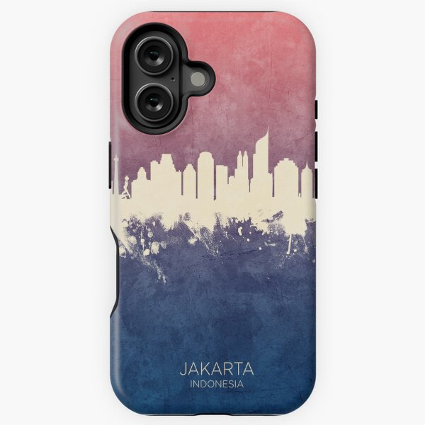 Item preview, Jakarta Skyline Indonesia designed and sold by ArtPrints.