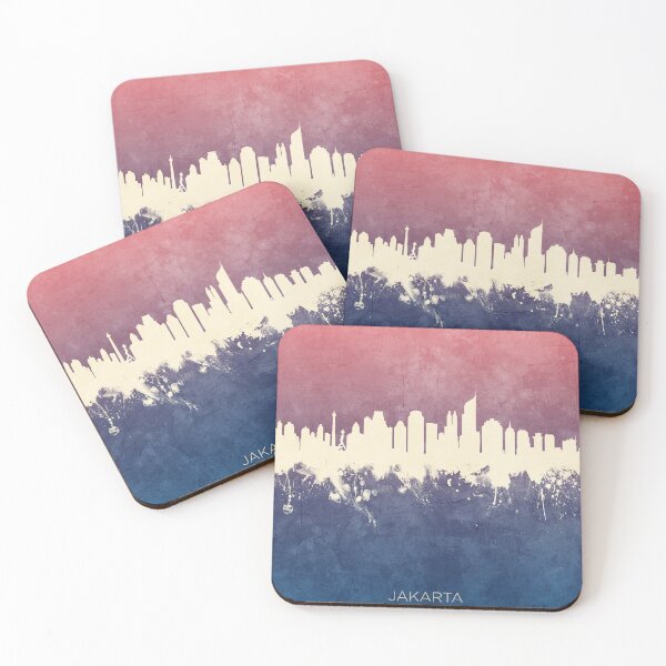 Item preview, Jakarta Skyline Indonesia designed and sold by ArtPrints.