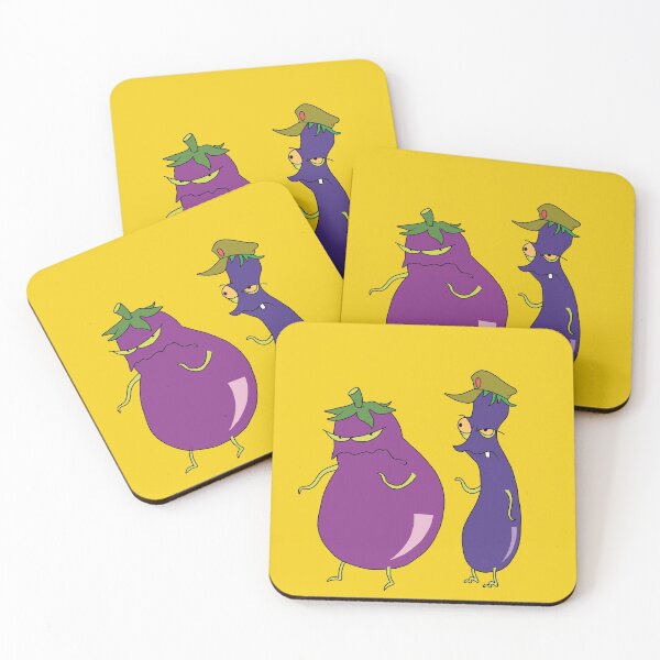 Item preview, Evil Eggplants - Courage the Cowardly Dog  designed and sold by ValentinaHramov.