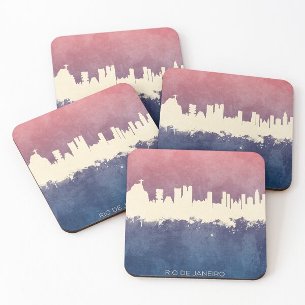 Item preview, Rio de Janeiro Brazil Skyline designed and sold by ArtPrints.