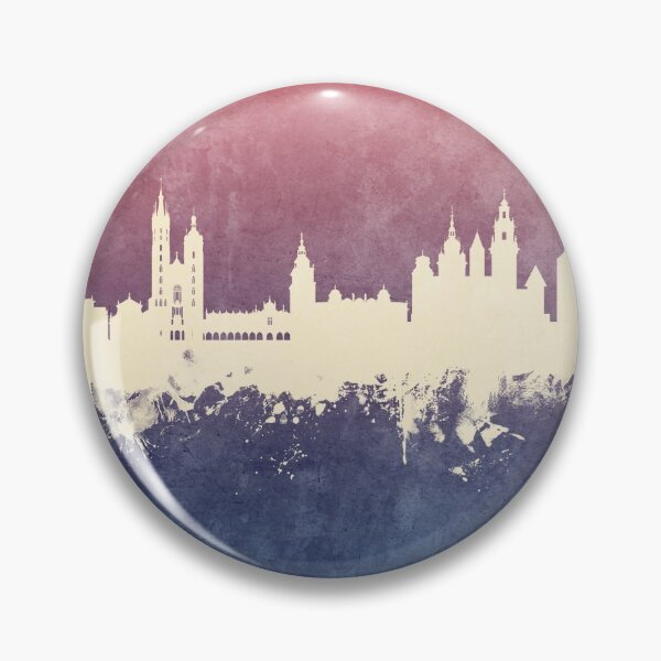 Item preview, Krakow Poland Skyline designed and sold by ArtPrints.