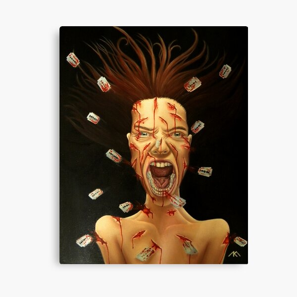 Cathartic Anger Canvas Print
