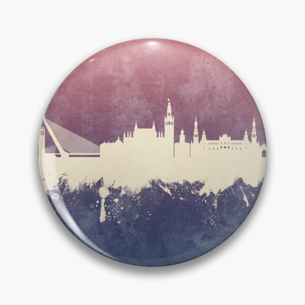Item preview, Sevilla Spain Skyline designed and sold by ArtPrints.
